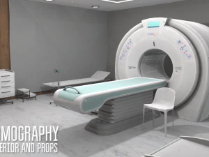 tomography - interior and props 3D Model