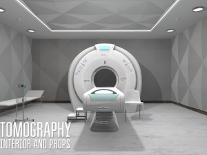 tomography - interior and props 3D Model
