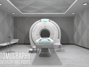 tomography - interior and props 3D Model
