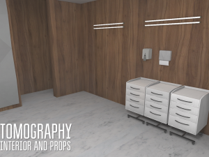 tomography - interior and props 3D Model