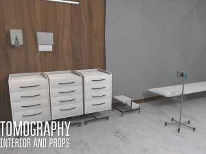 tomography - interior and props 3D Model