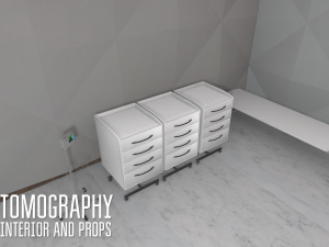 tomography - interior and props 3D Model