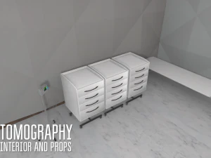 tomography - interior and props 3D Model