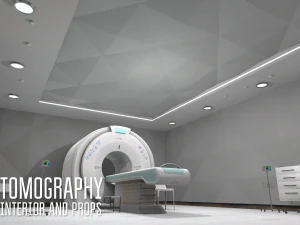 tomography - interior and props 3D Model