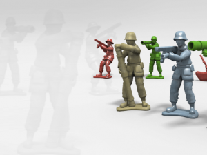 toy soldiers 3D Model