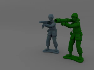 toy soldiers 3D Model