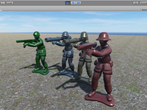 toy soldiers 3D Model