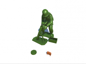 toy soldiers 3D Model