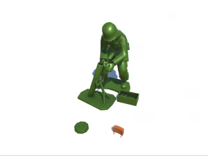 toy soldiers 3D Model