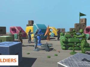 toy soldiers 3D Model