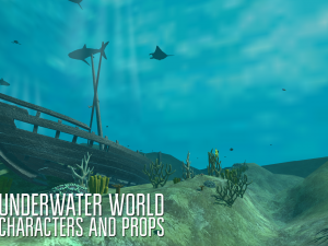 underwater world - characters and props 3D 模型
