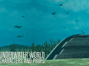 underwater world - characters and props 3D 模型