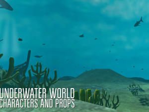 underwater world - characters and props 3D 模型