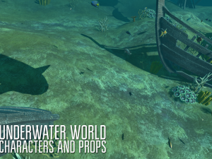 underwater world - characters and props 3D 模型