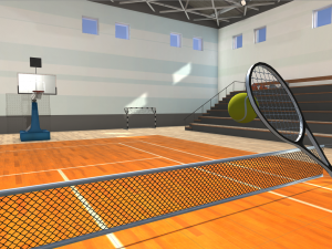 universal sport hall - basketball football volleyball tennis Model 3D
