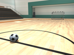 universal sport hall - basketball football volleyball tennis Model 3D