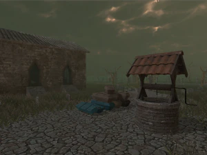 medivel cemetery - full pack 3D Model