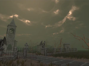 medivel cemetery - full pack 3D Model