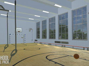 school - full pack 3D 모델