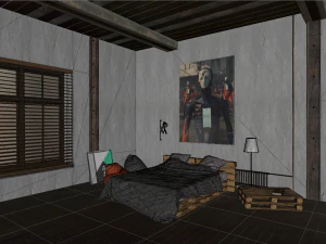 loft - modular interior 3D Model