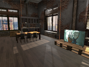 loft - modular interior 3D Model