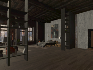 loft - modular interior 3D Model