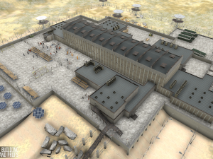 prison - big building characters and props 3D Model