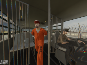 prison - big building characters and props 3D Model