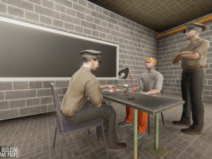 prison - big building characters and props 3D Model