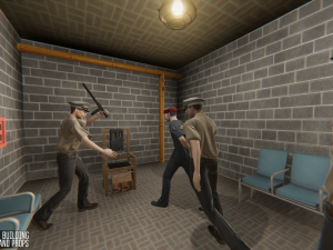 prison - big building characters and props 3D Model