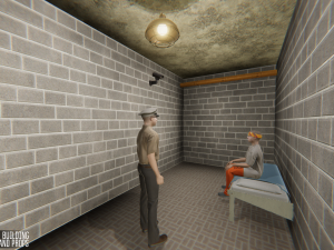 prison - big building characters and props 3D Model