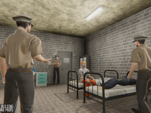 prison - big building characters and props 3D Model