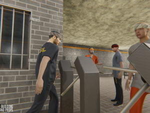 prison - big building characters and props 3D Model
