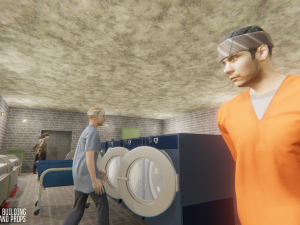 prison - big building characters and props 3D Model