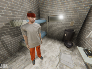 prison - big building characters and props 3D Model