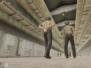 prison - big building characters and props 3D Model