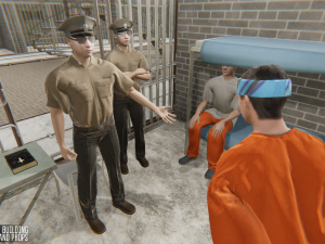 prison - big building characters and props 3D Model