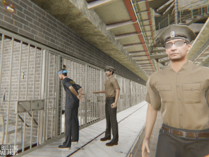 prison - big building characters and props 3D Model