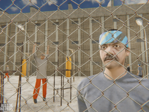 prison - big building characters and props 3D Model