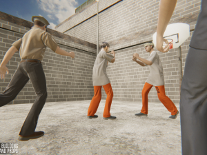 prison - big building characters and props 3D Model