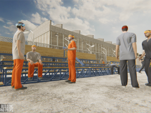 prison - big building characters and props 3D Model