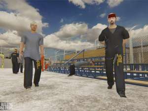 prison - big building characters and props 3D Model