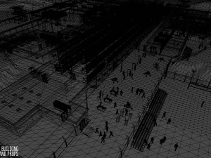 prison - big building characters and props 3D Model