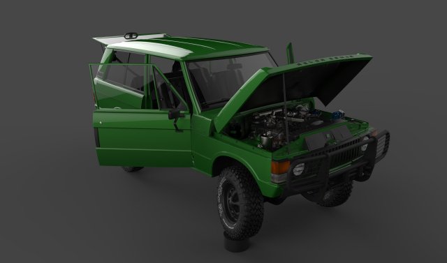 land rover 1970 3D 模型 .c4d .max .obj .3ds .fbx .stl .blend 
