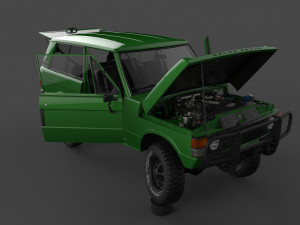 land rover 1970 3D Model