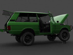 land rover 1970 3D 模型