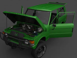 land rover 1970 3D Model