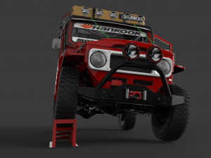 toyota fj-40 3D Model