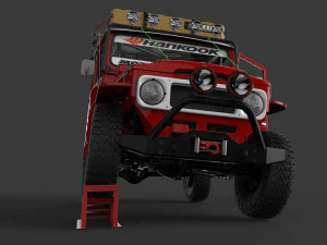 toyota fj-40 3D Model
