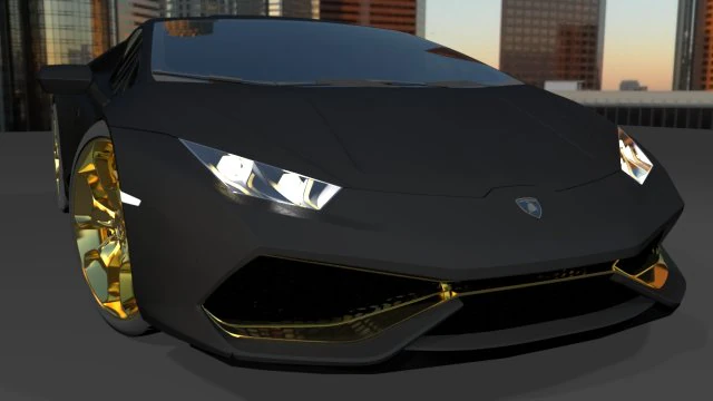 lamborghini huracan 3D Model .c4d .max .obj .3ds .fbx .stl .blend 